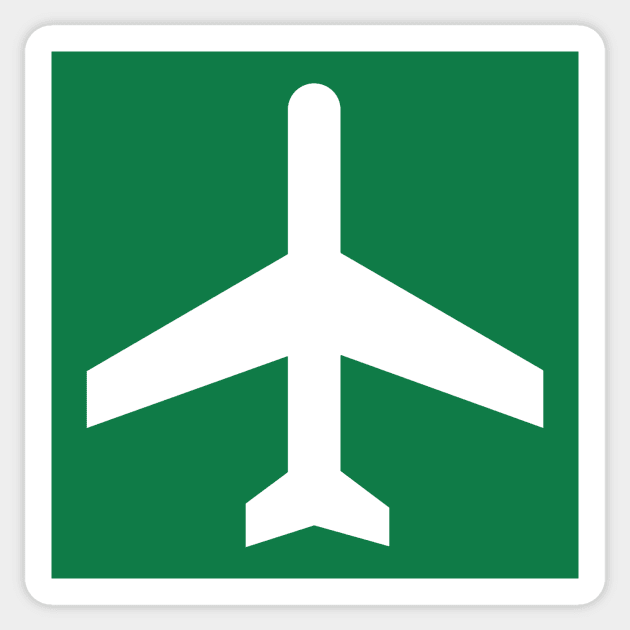 Airport Symbol Sticker by GloopTrekker